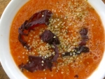 Spicey Indian papaya soup